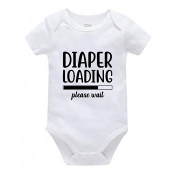 Body personalizat cu mesaj "Diaper loading..please wait"