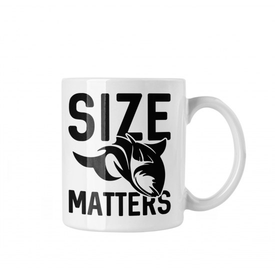 Cana cu mesaj "Size Matters"