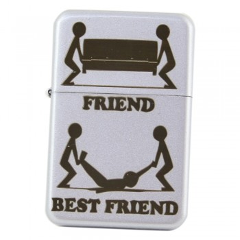 Bricheta metalica personalizata "Best Friend"