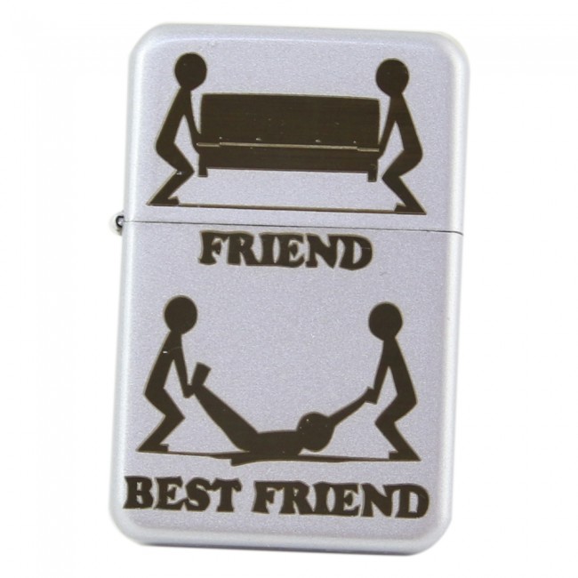 Bricheta metalica personalizata "Best Friend"