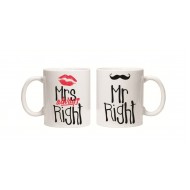 Set cani "Mr Right / Mrs Always Right"