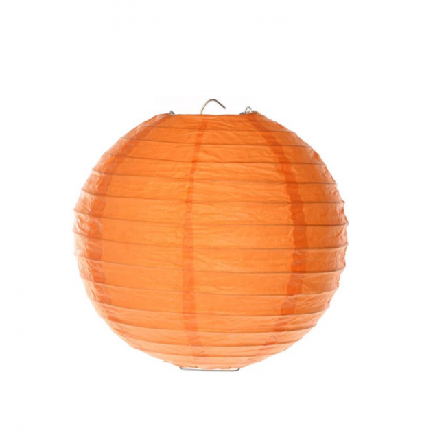 Lampion portocaliu 40 cm