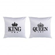 Set 2 perne personalizate King & Queen